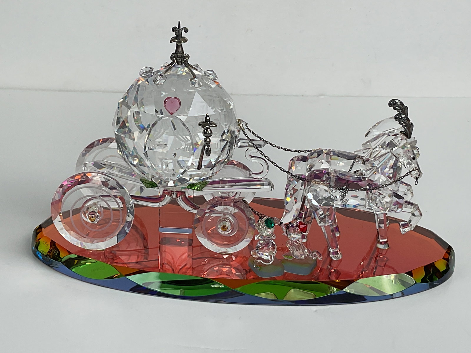 Disney Showcase Crystal World LTD 615 Cinderella Coach with mice (1 of 15)