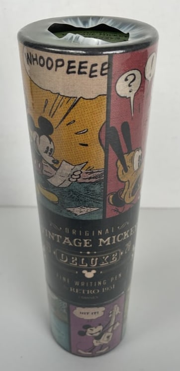 Rare Retro 51 Vintage Mickey Mouse & Friends "Multi-Friends" ballpoint pen SEALED: Disney Original Vintage Mickey Mouse deluxe fine writing pen rare & sealed.