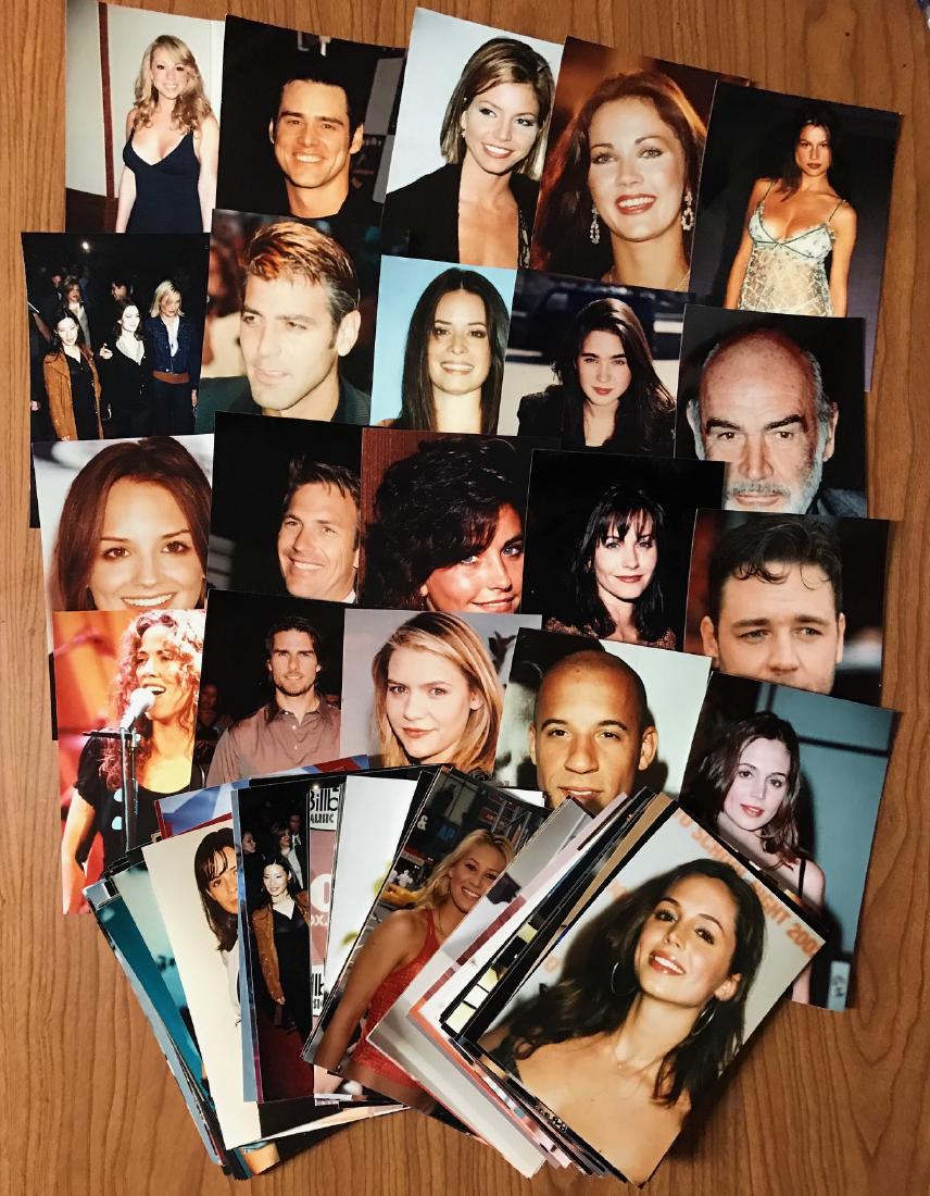 Group of 115 4x6 Candid Celebrity Photos (group 2): There are 115 candid 4x6 celebrity photos in this lot. Thee are way too many names to list. So please see image for a small sample of the kind of photos in this lot. There may be a few duplicates in t