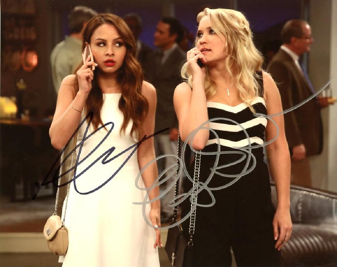Emily Osment / Aimee Carrero from the TV series YOUNG: Photo size is 8x10. Emily Osment / Aimee Carrero in person signed autographed photo from the TV series YOUNG AND HUNGRY. Emily Osment as the character Gaby Diamond. Aimee Carrero as the character Sofi