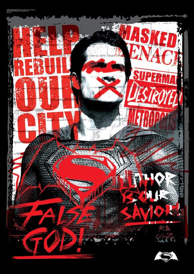 Batman v Superman: Dawn of Justiceâ„¢ (False God): MightyPrint Wall Art is made to last. Plain and simple. Due to these printsâ€™ high quality and durability, you will not experience typical issues like tearing, fading, or warping. Additionally, 
