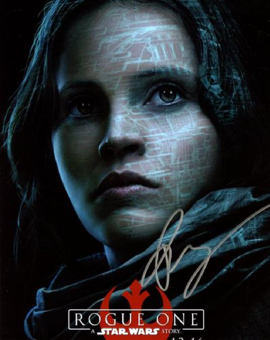 Felicity Jones Star Wars Rogue One In Person Signed