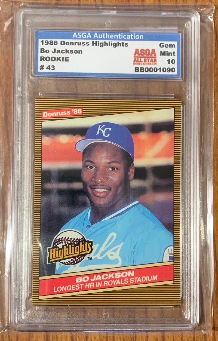 1986 Donruss Bo Jackson Rookie Card #43 (1 of 1)