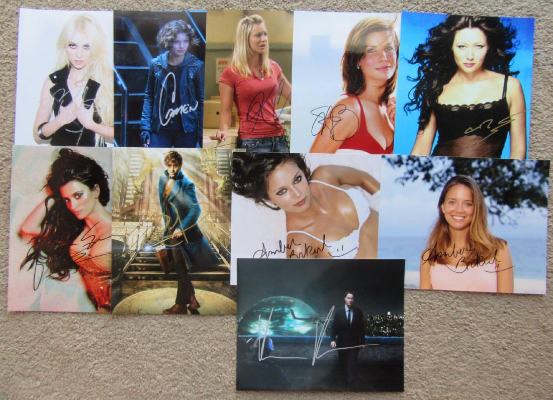 Lot of 10 In Person Signed Photos (1 of 1)