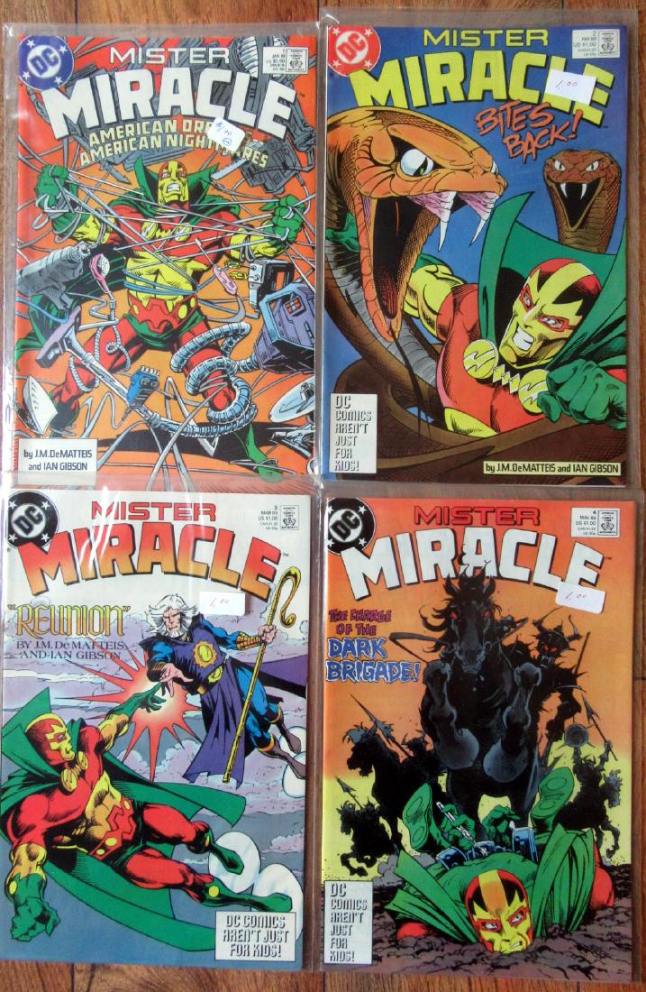 Vintage 1989 Mister Miracle Comic Books # 1-2-3-4 (1 of 1)