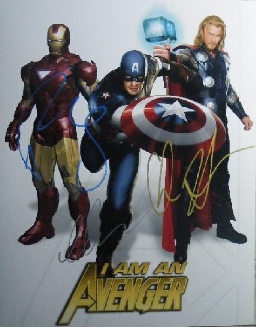 Downey / Evans / Hemsworth Signed Photo from  The (1 of 1)