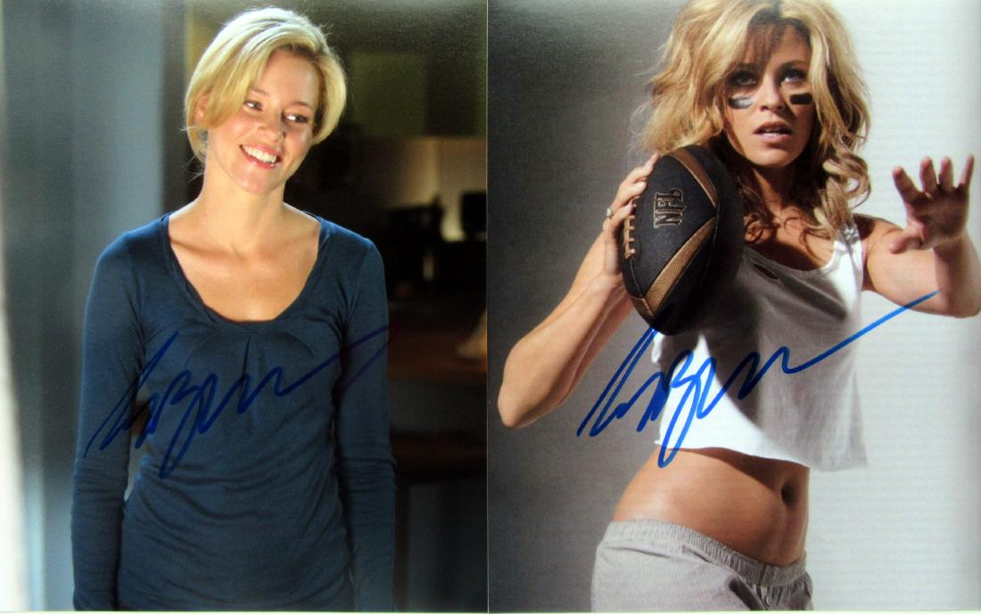 Elizabeth Banks 2 In Person Signed Photos: Elizabeth Banks 2 in person signed autographed photos. You are getting both photos shown here. Elizabeth Banks has done such TV and movies as PRESS YOUR LUCK, THE HUNGER GAMES, and PITCH PERFECT.