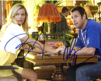 Adam Sandler / Brooklyn Decker JUST GO WITH IT In: Photo size is 8x10. Perfect in person signed photo signed by both Brooklyn Decker and Adam Sandler from the movie JUST GO WITH IT