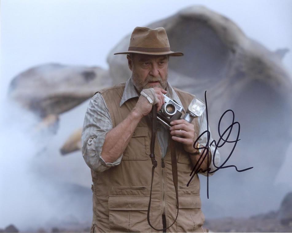 John Goodman KONG SKULL ISLAND In Person Signed Photo: John Goodman in person signed autographed photo from the movie KONG SKULL ISLAND. John Goodman as the character Bill Randa