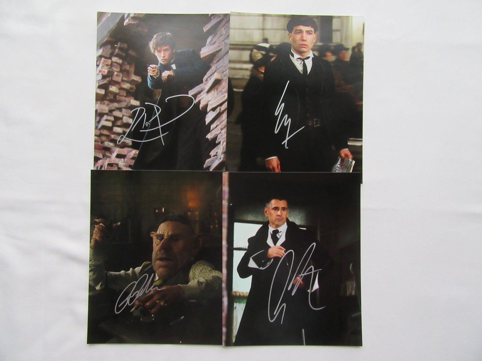 Fantastic Beasts 8 IP Signed Photo Lot: All photos in this lot are 8x10. AMAZING !!! 23 photos GAME OF THRONESÃ¢€Â¦ In this lot you get: Eddie Redmayne, Ezra Miller, Ron Perlman, Colin Farrell, Katherine Waterston, Dan Fogler, Carmen 