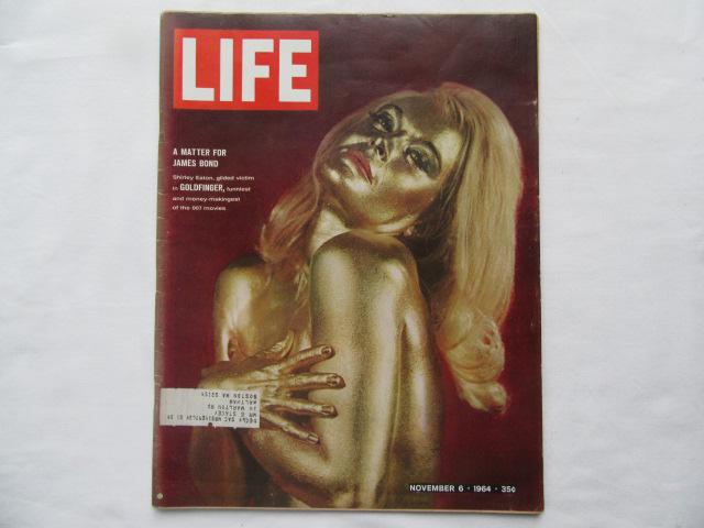 Vintage Life Magazine/James Bond Goldfinger: Vintage Life Magazine/James Bond Goldfinger/November 6, 1964. Very good condition. Has been stored for many years. Please see image for further description.
