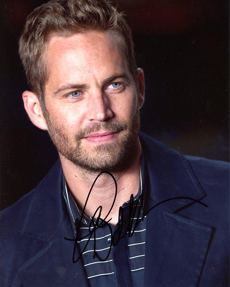 Paul Walker FAST & FURIOUS In Person Signed Photo: Paul Walker in person signed autographed photo from the movie FAST & FURIOUS. Paul Walker as the character Brian O'Connor. Photo size is 8 x 10