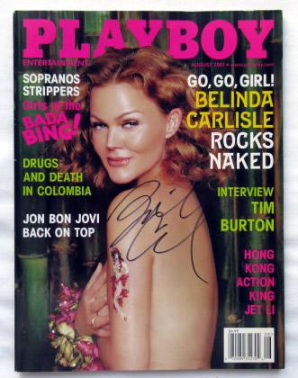 Belinda Carlisle Singed PLAYBOY Magazine: I am slowly selling off my signed and unsigned Playboy Issues. This is a Belinda Carlisle signed Playboy Magazine