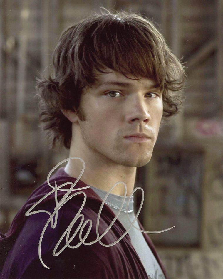 Jared Padalecki SUPERNATURAL In Person Signed Photo: Jared Padalecki in person signed autographed photo from the TV series SUPERNATURAL. Jared Padalecki as the character Sam Winchester.