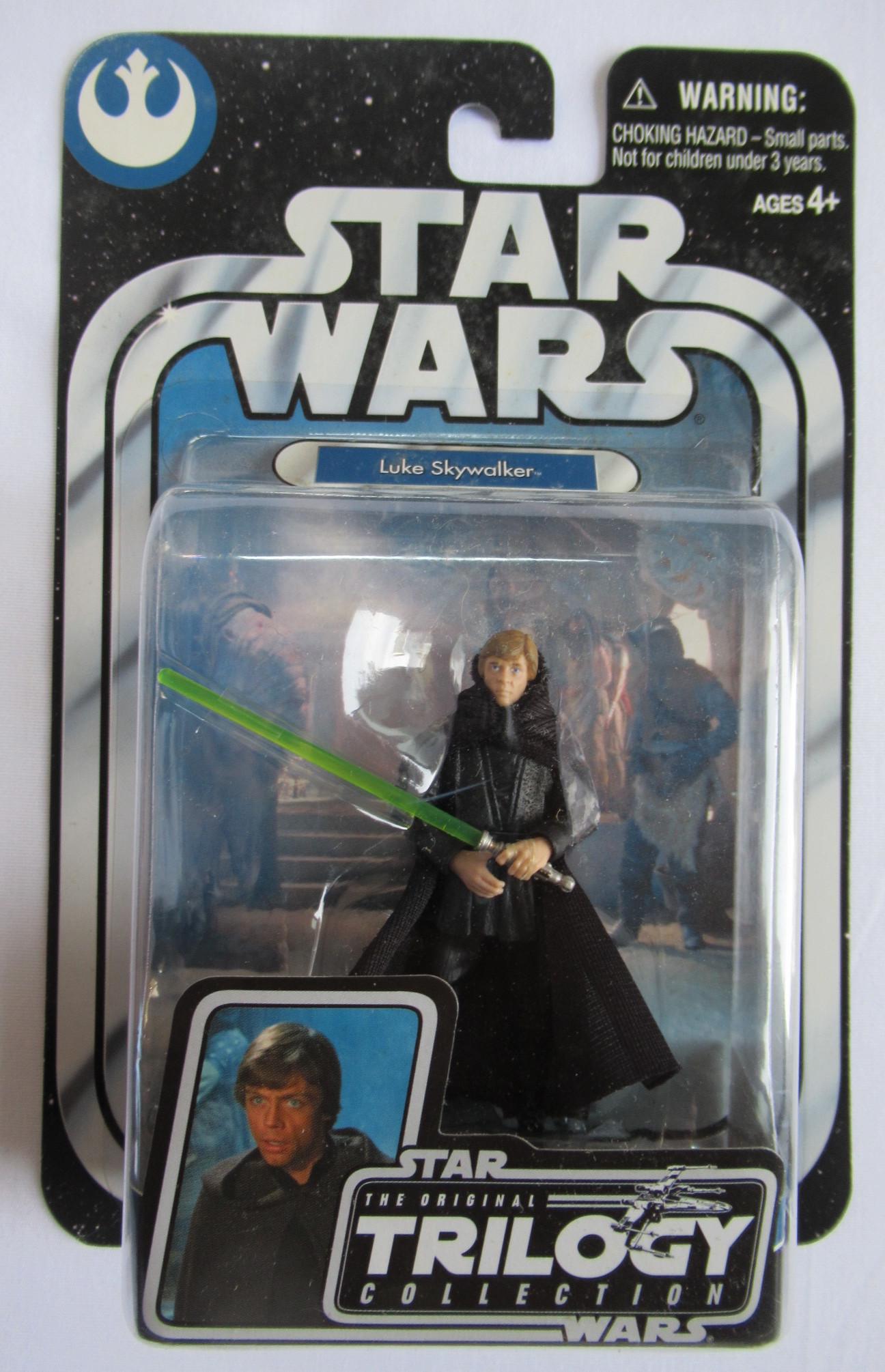 2004 STAR WARS RETURN OF THE JEDI Luke Skywalker MOC: Star Wars Return of the Jedi Luke SKywalker 4" Action Figure. Mint on card, sealed light corner wear, light edge wear, figure is in excellent condition, Release by Hasbro in 2004