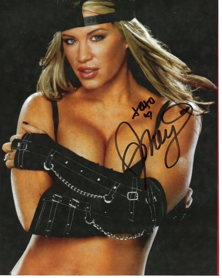 Ashley Massaro WWE In Person Signed Photo - PRIVATE: This is from a Ed Bedrick Autographs Private Signing. Sadly, Ashley passed away in May 2019. Ashley M. Massaro was an American professional wrestler, reality television contestant, television host, mo