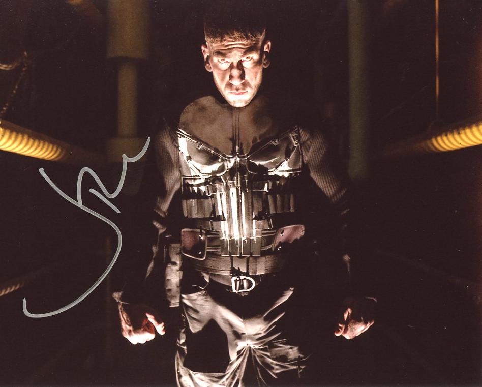 Jon Bernthal PUNISHER In Person Signed Photo: This was from a EB Autographs private signing. Jon Bernthal in person signed autographed photo from the TV series THE PUNISHER. Jon Bernthal as the character Frank Castle / The Punisher