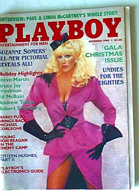 1984 Dec Playboy Christmas Gala Issue Suzanne Somers: GALA Christmas Issue: Playmate: Karen Velez Cover & Pictorial: Suzanne Somers Interview: Paul and Linda McCartney Pictorial: Sex Stars of 1984 Steve Martin Bruce Jay Friedman Ed McBain Andrew Tobias R