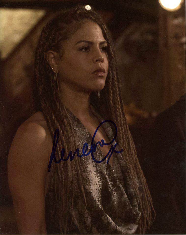 Lenora Crichlow DECEPTION Signed Photo: Lenora Crichlow in person signed autographed photo from the TV series DECEPTION. Lenora Crichlow as the character Dina Clark.