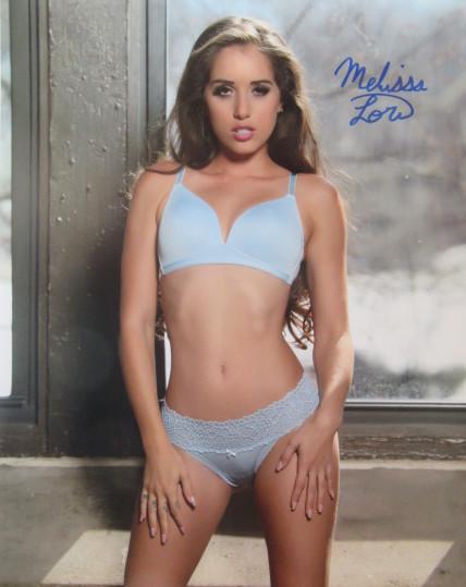 Melissa Lori 11x14 PLAYBOY ( private signing ) Signed: PLEASE NOTE: Photo size is 11x14. Private signing done on March 24th 2017. Melissa Lori Playboy Cyber Girl of the month in person signed photo.