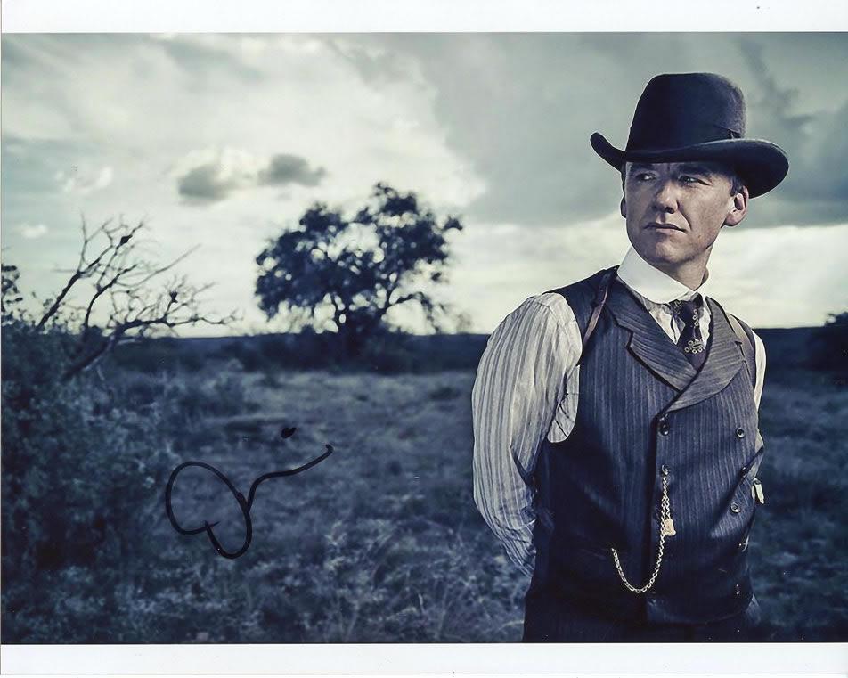 David Wilson Barnes THE SON Signed Photo: David Wilson Barnes in person signed autographed photo from the TV series THE SON. David Wilson Barnes as the character Phineas McCullough