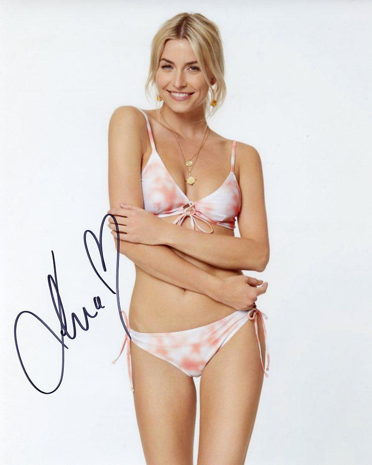 Lena Gercke SEXY Signed Photo: Lena Gercke in person signed autographed photo. Lena Gercke is a German fashion model and television host. She won the first cycle of Germany's Next Topmodel and was the host of Austria's Next Topmode