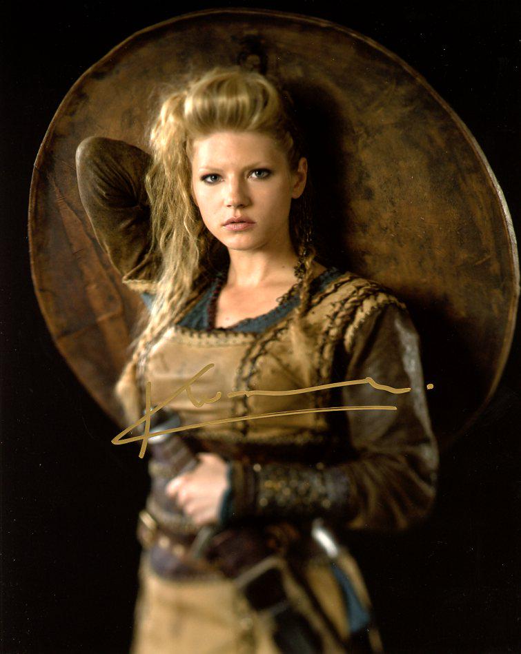Katheryn Winnick VIKINGS In Person Signed Photo: Katheryn Winnick in person signed autographed photo from the HBO series VIKINGS. Katheryn Winnick as the character Lagertha