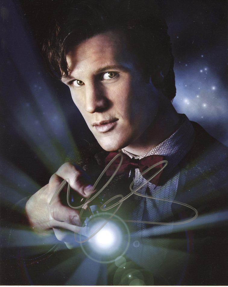 Matt Smith DR WHO In Person Signed Photo: Matt Smith in person signed autographed photo from the TV series DR WHO.