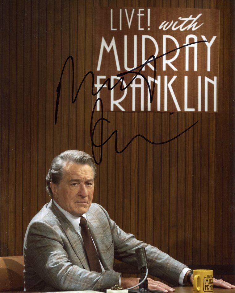 Robert De Niro JOKER In Person Signed Photo: Robert DeNiro in person signed autographed photo from the movie JOKER. Robert DeNiro as the character Marie Franklin