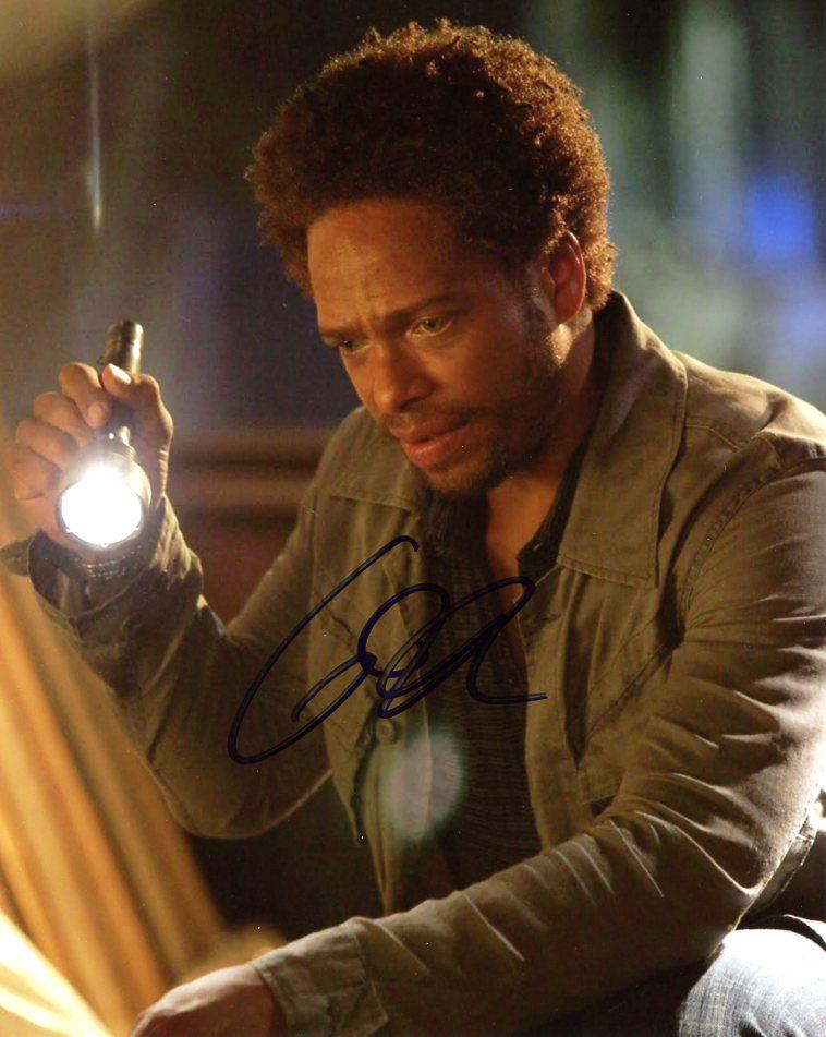 Gary Dourdan CSI In Person Signed Photo: Gary Dourdan in person signed autographed photo from the TV series CSI CRIME SCENE INVESTIGATION. Gary Dourdan as the character Warrick Brown