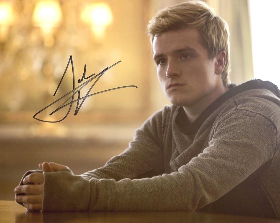 Josh Hutchinson HG: MOCKINGJAY PT 2 In Person Signed: Josh Hutcherson in person signed autographed photo from the movie THE HUNGER GAMES MOCKINGJAY PT 2. Josh Hutcherson as the character Peeta Mellark.