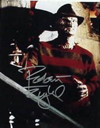 Robert Englund NIGHTMARE AND ON STREET In Person Signed: Robert Englund in person signed autographed photo from the movie NIGHTMARE ON ELM STREET. Robert Englund as to character Freddy Krueger.