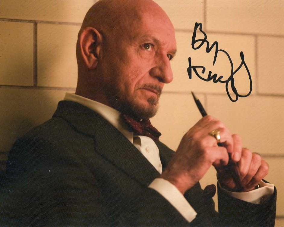 Ben Kingsley SHUTTER ISLAND In Person Signed Photo: Ben Kingsley in person signed autographed photo from the movie SHUTTER ISLAND. Ben Kingsley as the character Dr Cawley.