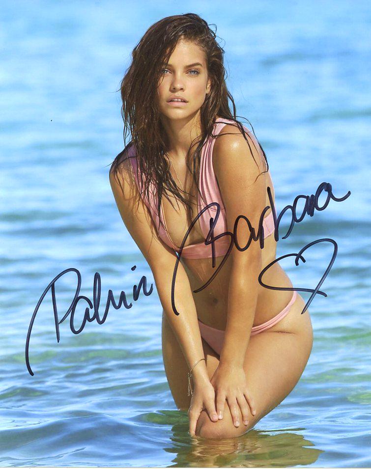 Barbara Palvin SPORTS ILLUSTRATED Signed Photo: Barbara Palvin in person signed autographed photo. Barbara Palvin is a Hungarian model. She first appeared in the Sports Illustrated Swimsuit Issue in 2016. In 2019, she became a Victoria's Secret Ang