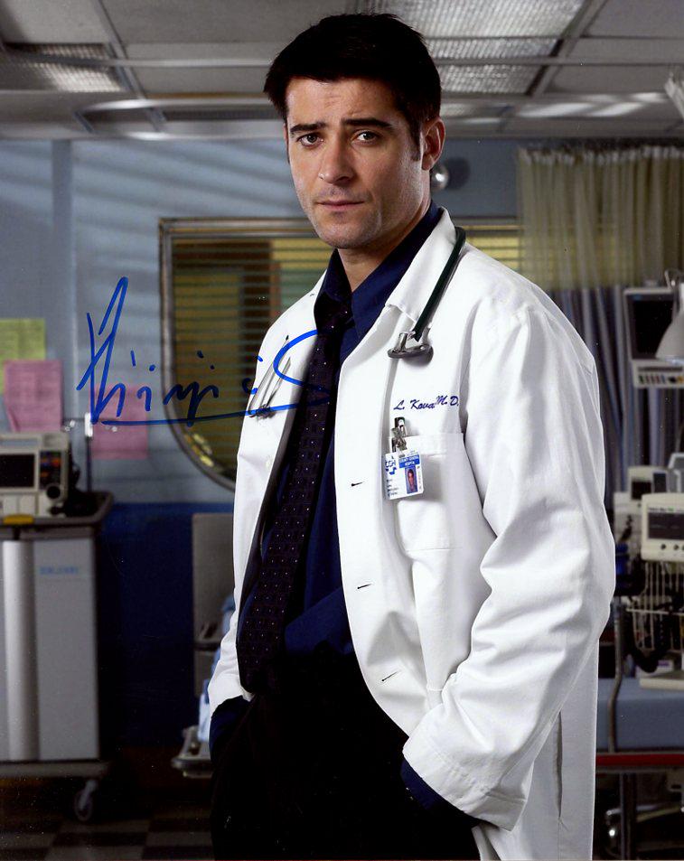 Goran Visnjic ER Signed Photo: Goran Visnjic in person signed autographed photo from the TV series ER. Goran Visnjic as the character Luka Kovac.