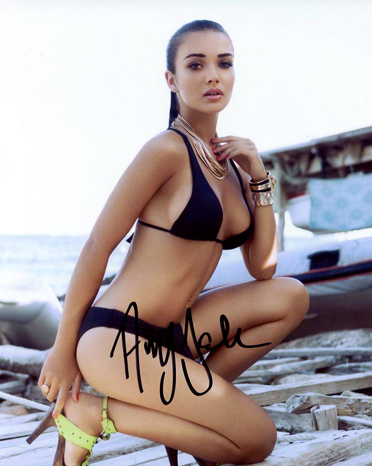 Amy Jackson Sexy Bikini Signed Photo