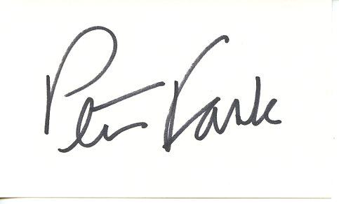 Peter Falk Signed 3 x 5 Index Card: Peter Falk ( 1927 - 2011 )signed today by five index card. Peter Michael Falk was an American actor and comedian, known for his role as Lieutenant Columbo in the long-running television series Columbo