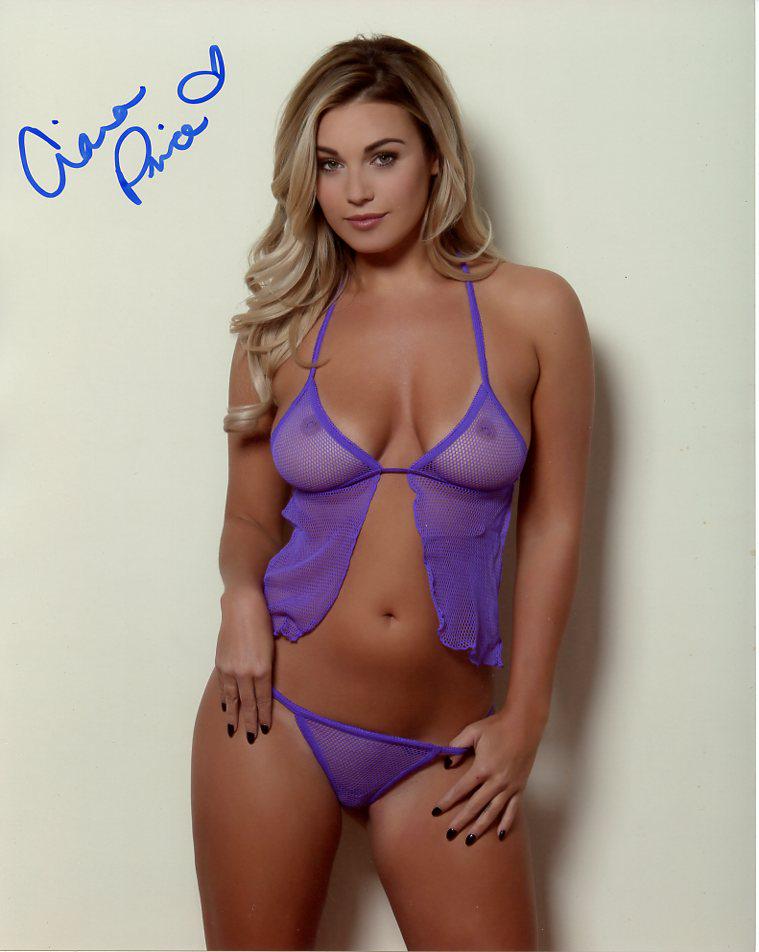 Ciara Price PLAYBOY POTM In Person Signed Photo: PRIVATE SIGNING. Ciara Price in person signed autographed photo. Playboy Playmate for November 2011. Color in person signed photo. This item was signed at an exclusive photo shoot and signing on