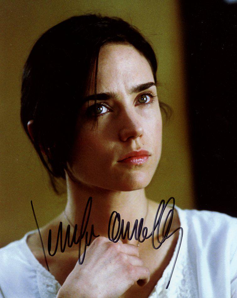 Jennifer Connelly HULK In Person Signed Photo: Jennifer Connelly in person signed autographed photo from the movie the HULK. Jennifer Connelly as the character Betty Ross