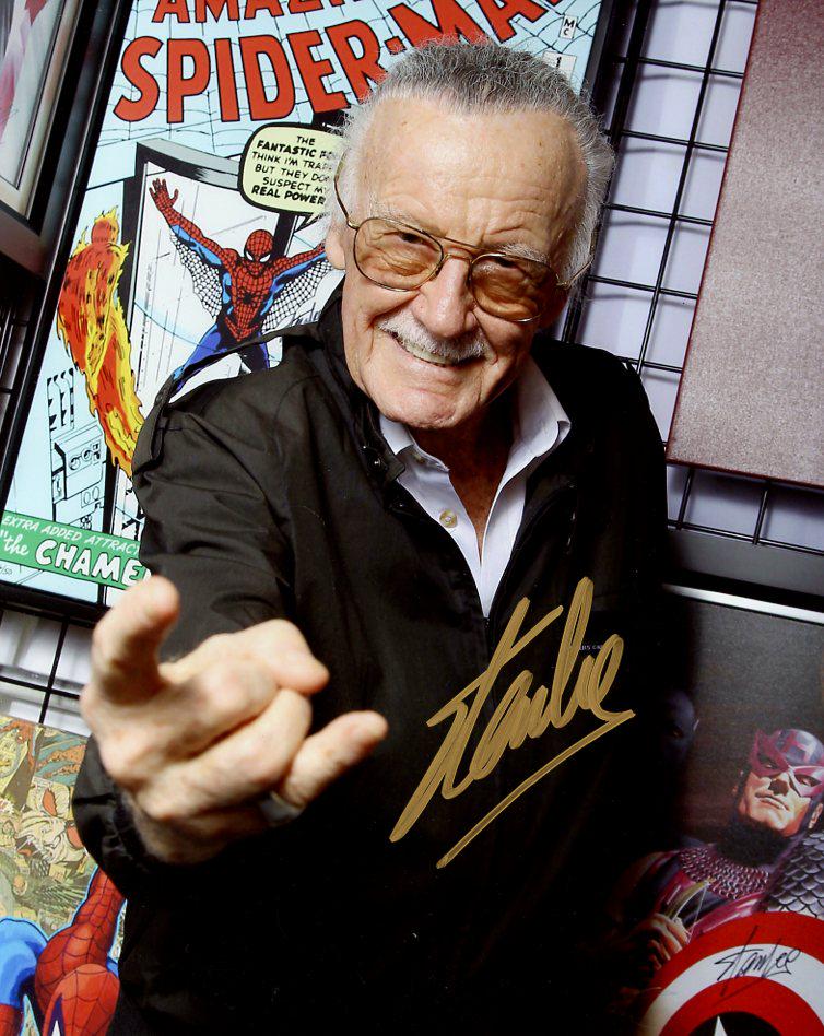 Stan Lee (1922-2018) MARVEL GENIUS In Person Signed: Stan Lee (1922-2018) was an American comic book writer, editor, publisher, and producer. He rose through the ranks of a family-run business to become Marvel Comics' primary creative leader for two dec