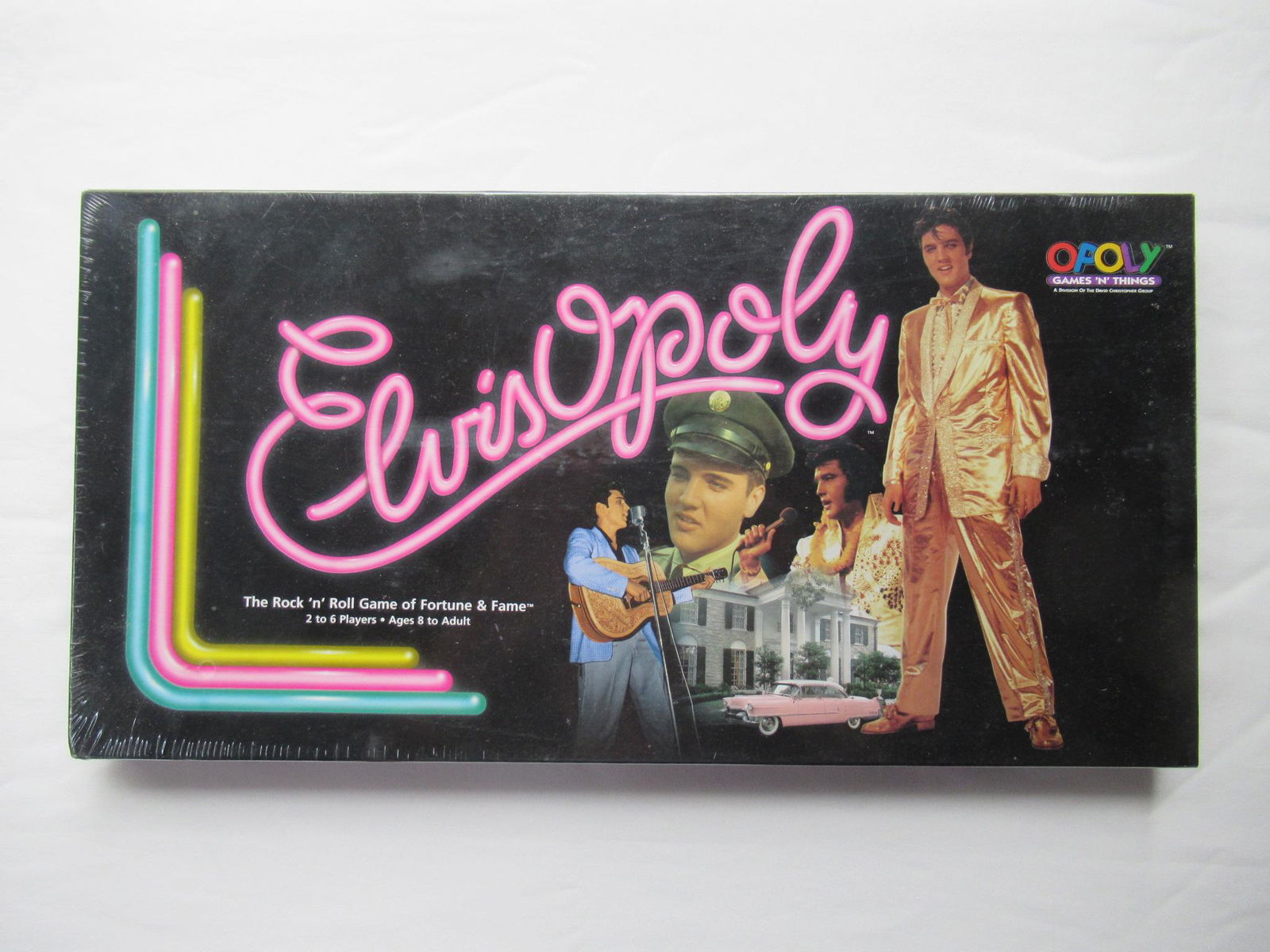 Elvisopoly New Sealed 1995 Monopoly Board Game: Brand new 1995 New and sealed, Elvisopoly , The Rock "n" Roll Game of Fortune & Fame".