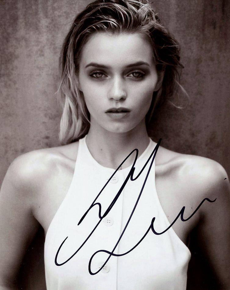 Abbey Lee Kershaw MODEL In Person Signed Photo: Abbey Lee Kershaw GORGEOUS IN PERSON SIGNED PHOTO. Abbey Lee Kershaw has done such movies as MAD MAX, THE NEON DEMON, and THE DARK TOWER. As well as being a Victoria's Secret model.