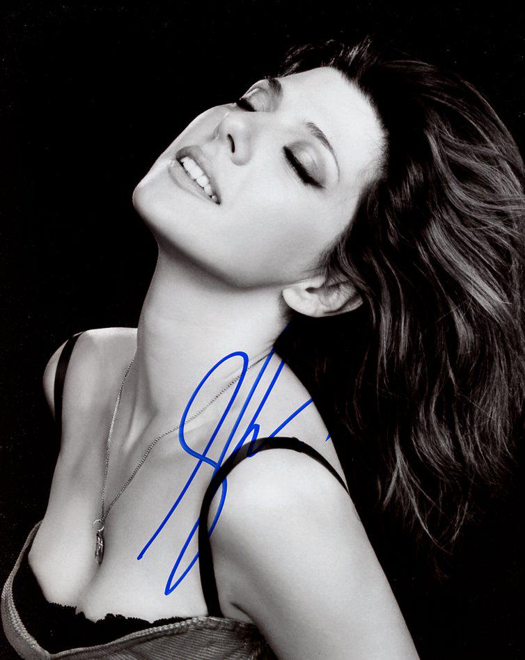 Shania Twain COUNTRY SUPERSTAR In Person Signed Photo: Shania Twain in person signed autographed photo. Eilleen "Shania" Twain OC is a Canadian singer and songwriter. She has sold over 100 million records, making her the best-selling female artist in coun
