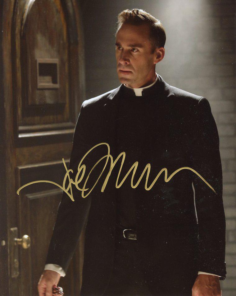 Joseph Fiennes AMERICAN HORROR STORY In Person Signed: Joseph Fiennes in person signed autographed photo from the TV series AMERICAN HORROR STORY. Joseph Fiennes as the character Monsignor Timothy Howard / Cardinal Timothy Howard