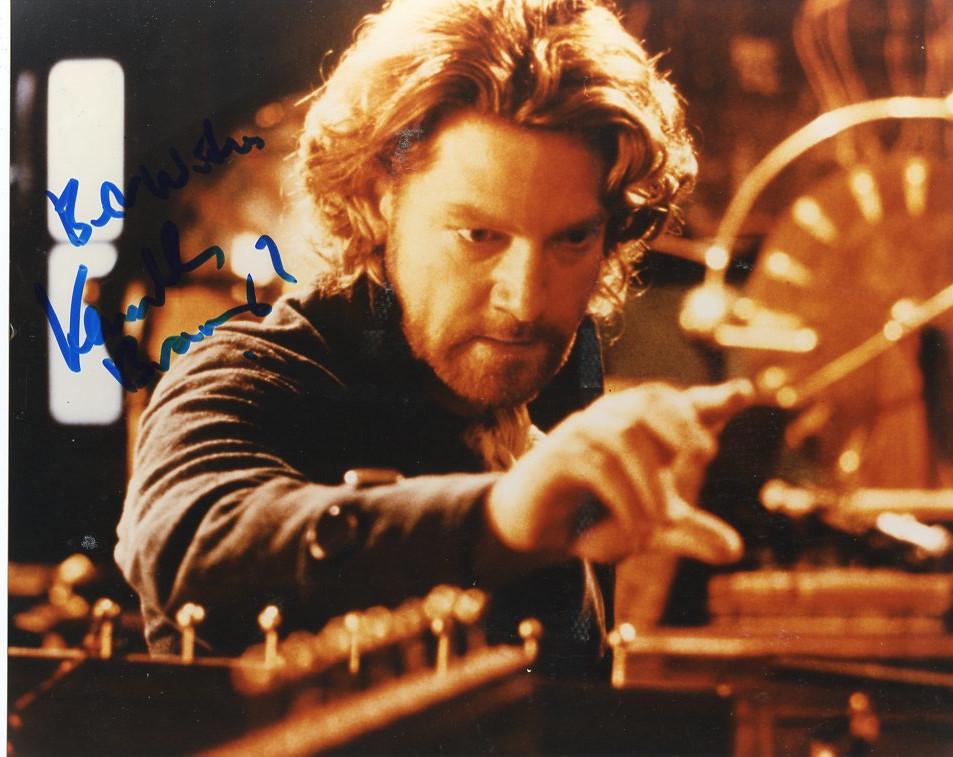 Kenneth Branagh MARY SHELLYS FRANKENSTEIN Signed Photo: Kenneth Branagh in person signed autographed photo from the movie MARY SHELLYS FRANKENSTEIN. Kenneth Branagh as the character Victor