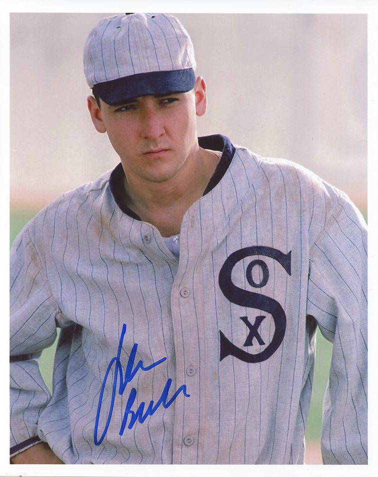 John Cusack EIGHT MEN OUT In Person Signed Photo: John Cusack in person signed autographed photo from the movie EIGHT MEN OUT. John Cusack has also added his character's name "Buck"