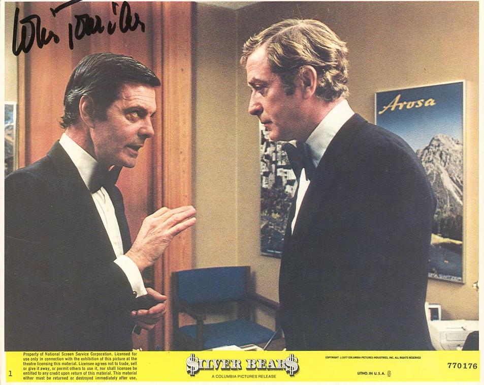 Louis Jourdan (1921-2015) SILVER BEARS Signed Lobby: Louis Jourdan (1921-2015) signed lobby card from the movie SILVER BEARS. Louis Jourdan as the character Prince Gianfranco di Siracusa
