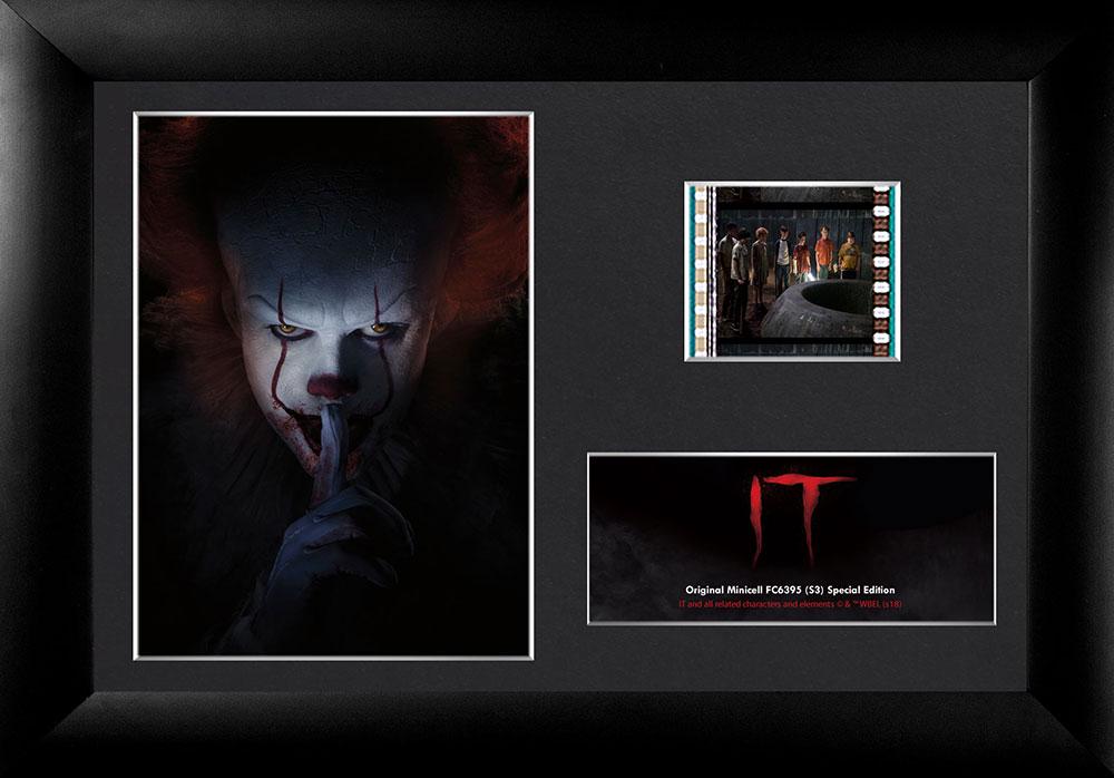 IT (Pennywise) Horror Minicell - REAL Piece of Film: Stephen Kingâ€™s IT was a beautifully terrifying remake. Commemorate the horror and cinematography with an officially licensed FilmCells presentation, featuring a real clip of 35mm film from the 