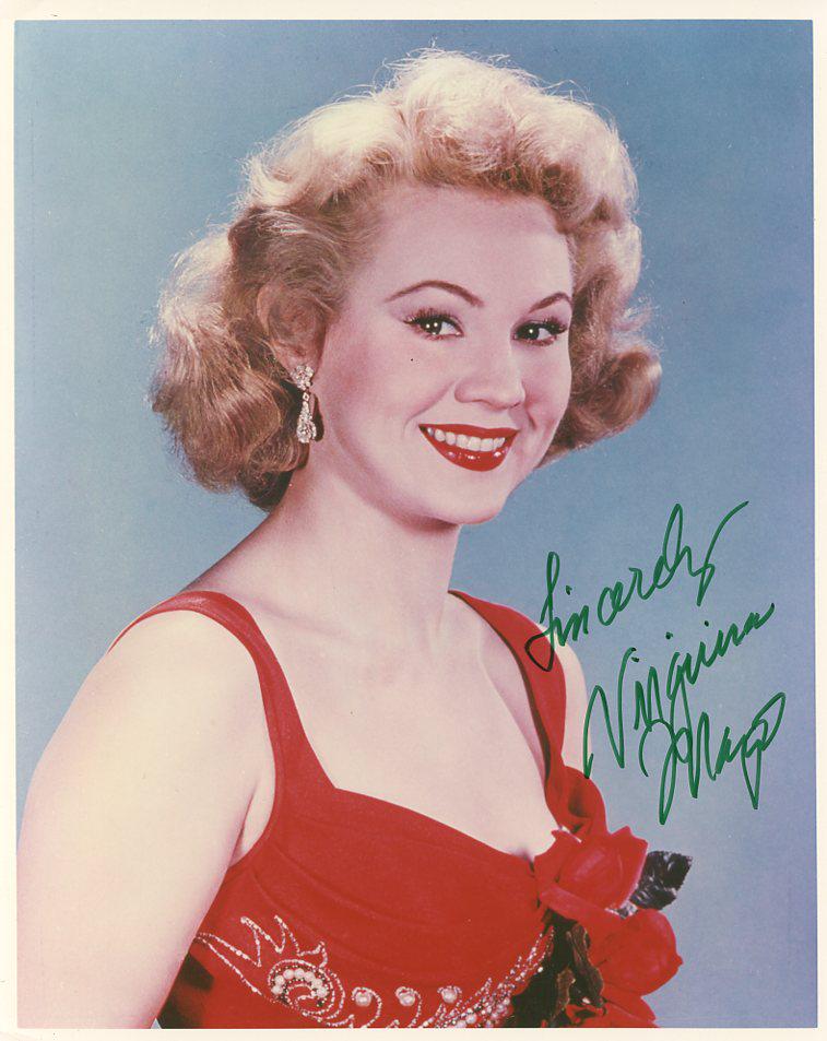 Virginia Mayo BEAUTIFUL Signed Photo: Photo size is 8x10. Virginia Mayo was an American actress and dancer. She was in a series of comedy films with Danny Kaye and was Warner Brothers' biggest box-office money-maker in the late 1940s. She