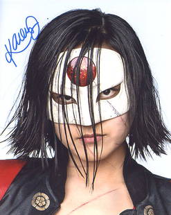 Karen Fukuhara SUICIDE SQUAD In Person Signed Photo: Photo size is 8x10. Karen Fukuhara in person signed autographed photo from the movie SUICIDE SQUAD. Karen Fukuhara as the character Katana.